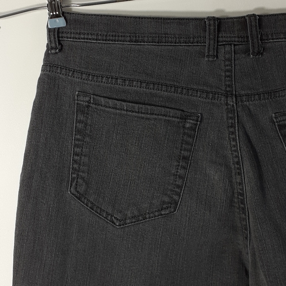 Charter Club 12 Short Classic Straight Gray Jeans - Picture 9 of 16